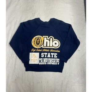 Vintage 1990 Ohio State High School Wrestling Sweatshirt Size Medium